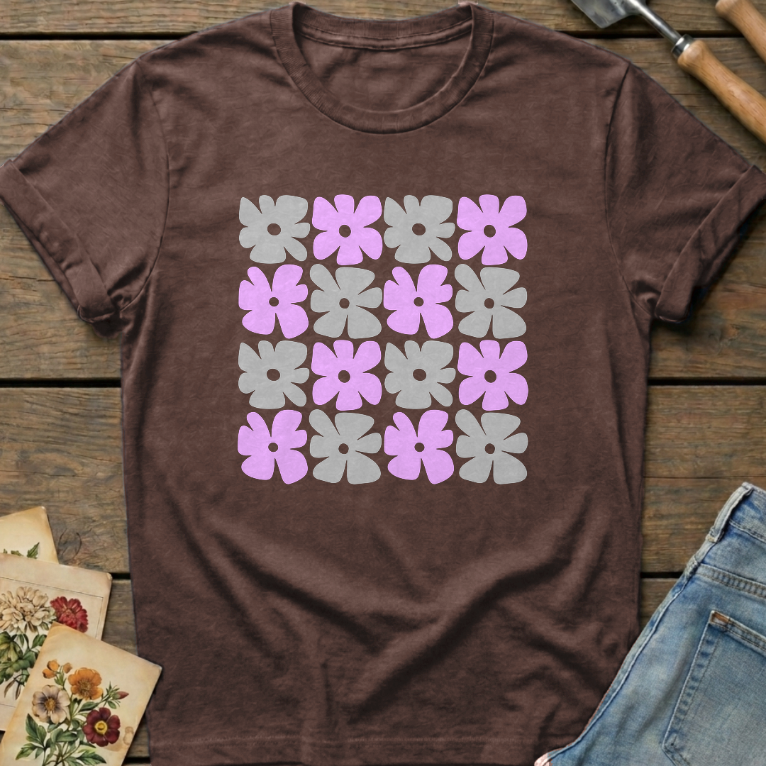 Bahama Matrix T-shirt in Espresso - Comfort Colors 1717 flat lay