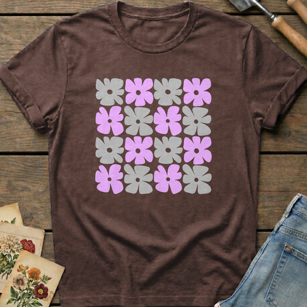 Bahama Matrix T-shirt in Espresso - Comfort Colors 1717 flat lay