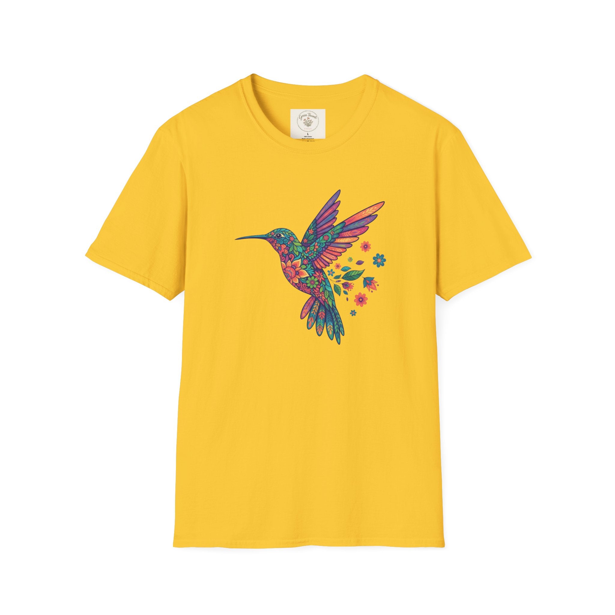 Gem Flower Hummingbird T-shirt