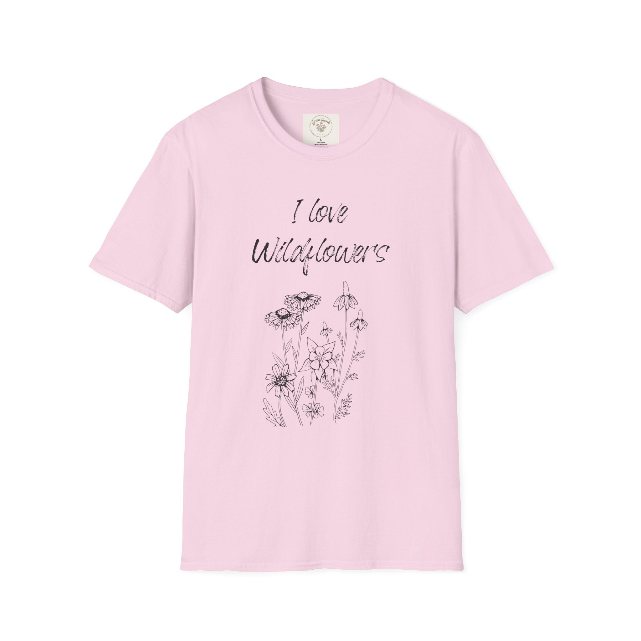 I Love Wild Flowers T-Shirt