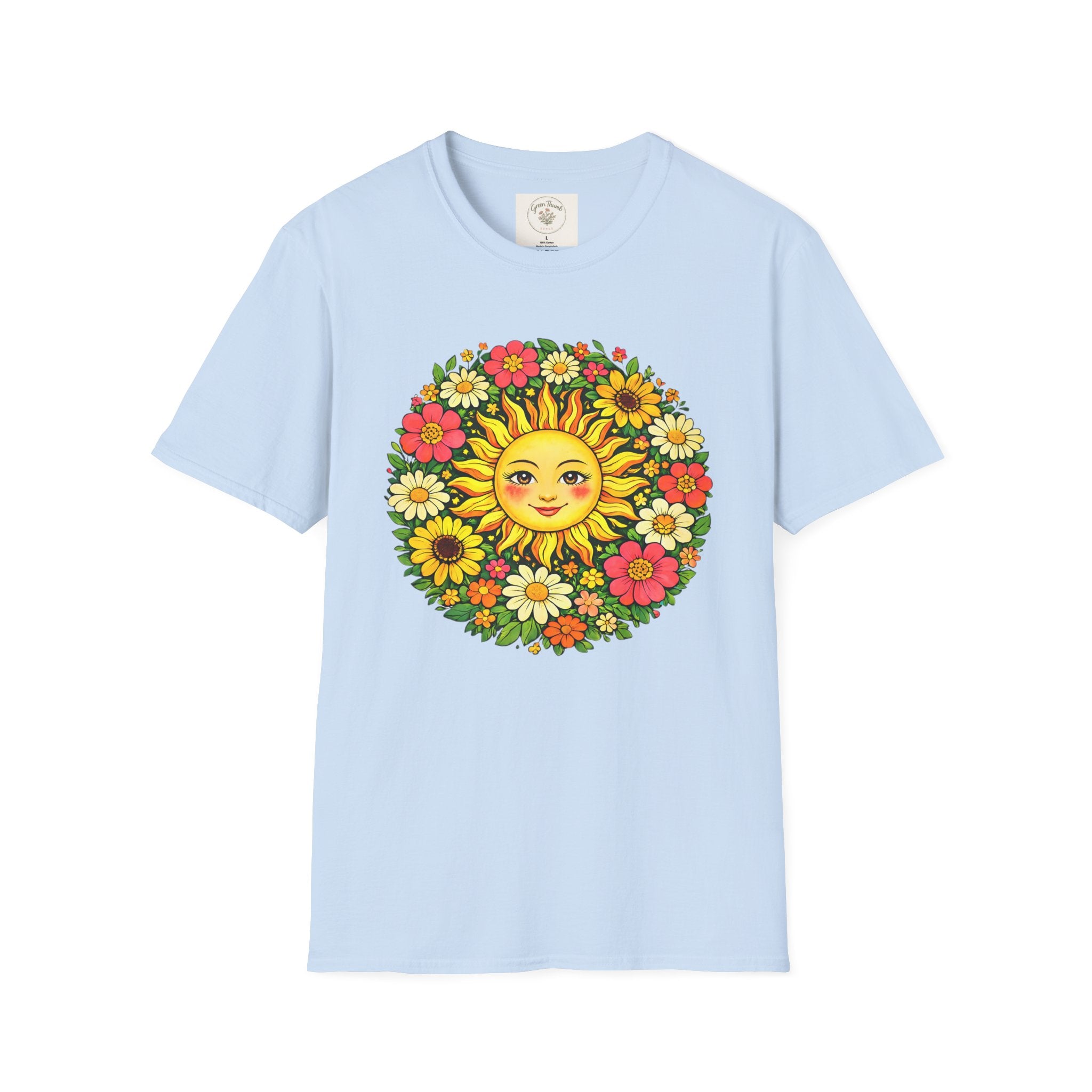 Radiant Sun Face T-Shirt