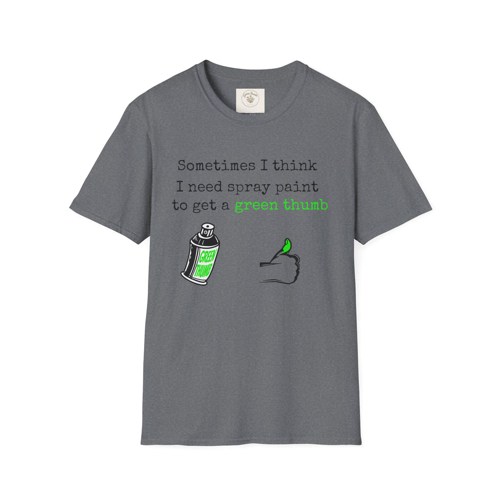 Spray Paint Green Thumb T-Shirt