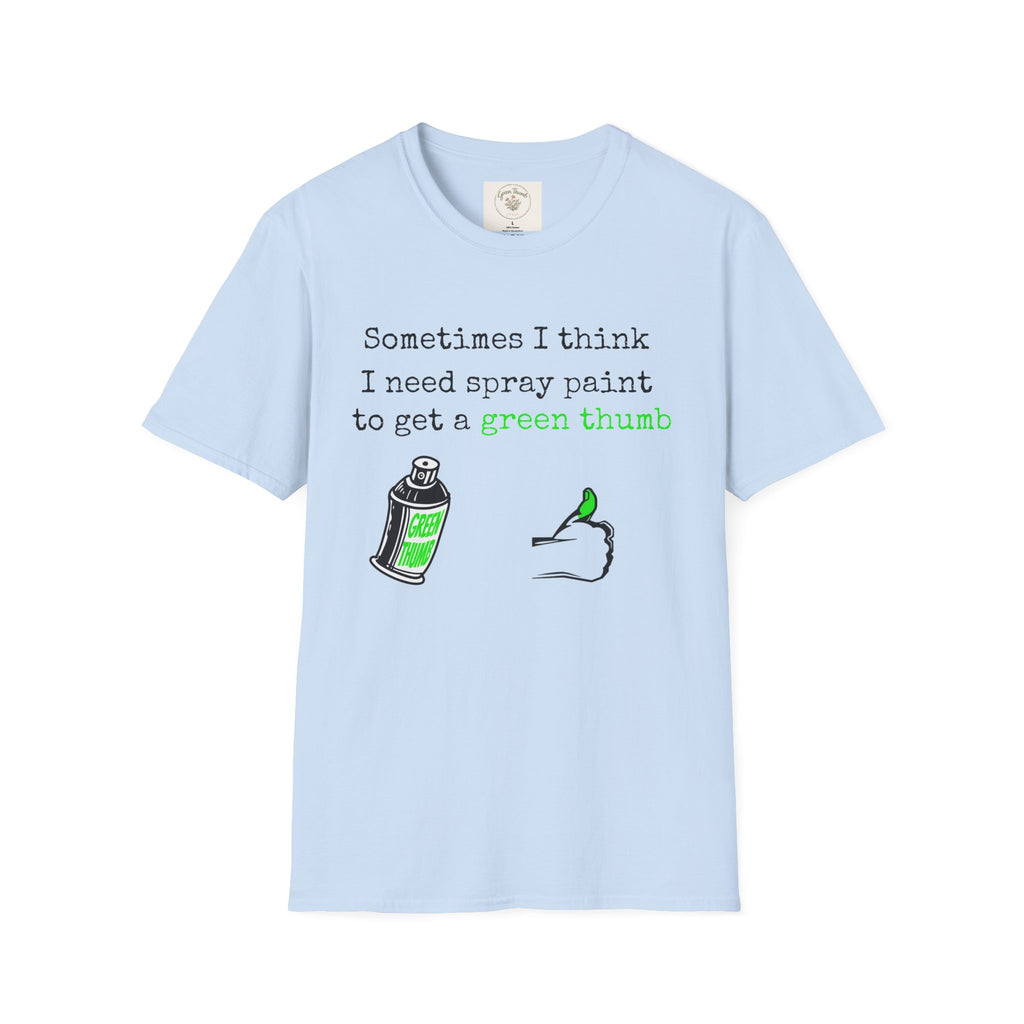 Spray Paint Green Thumb T-Shirt