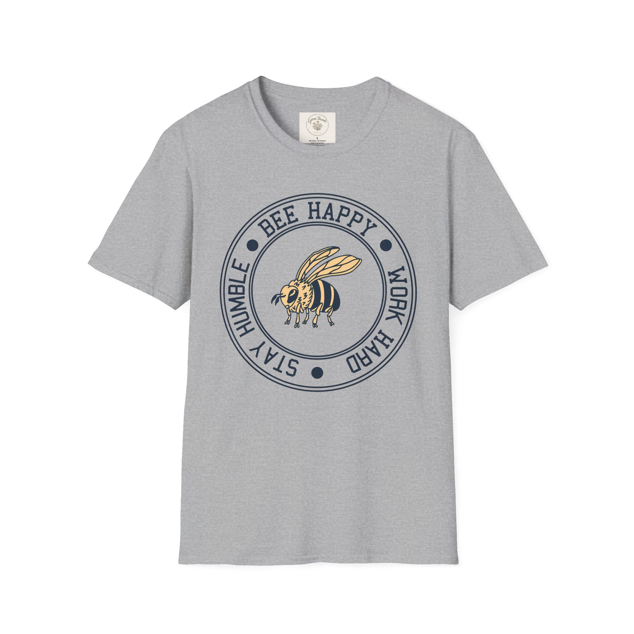 Happy, Work, Humble Bee T-Shirt
