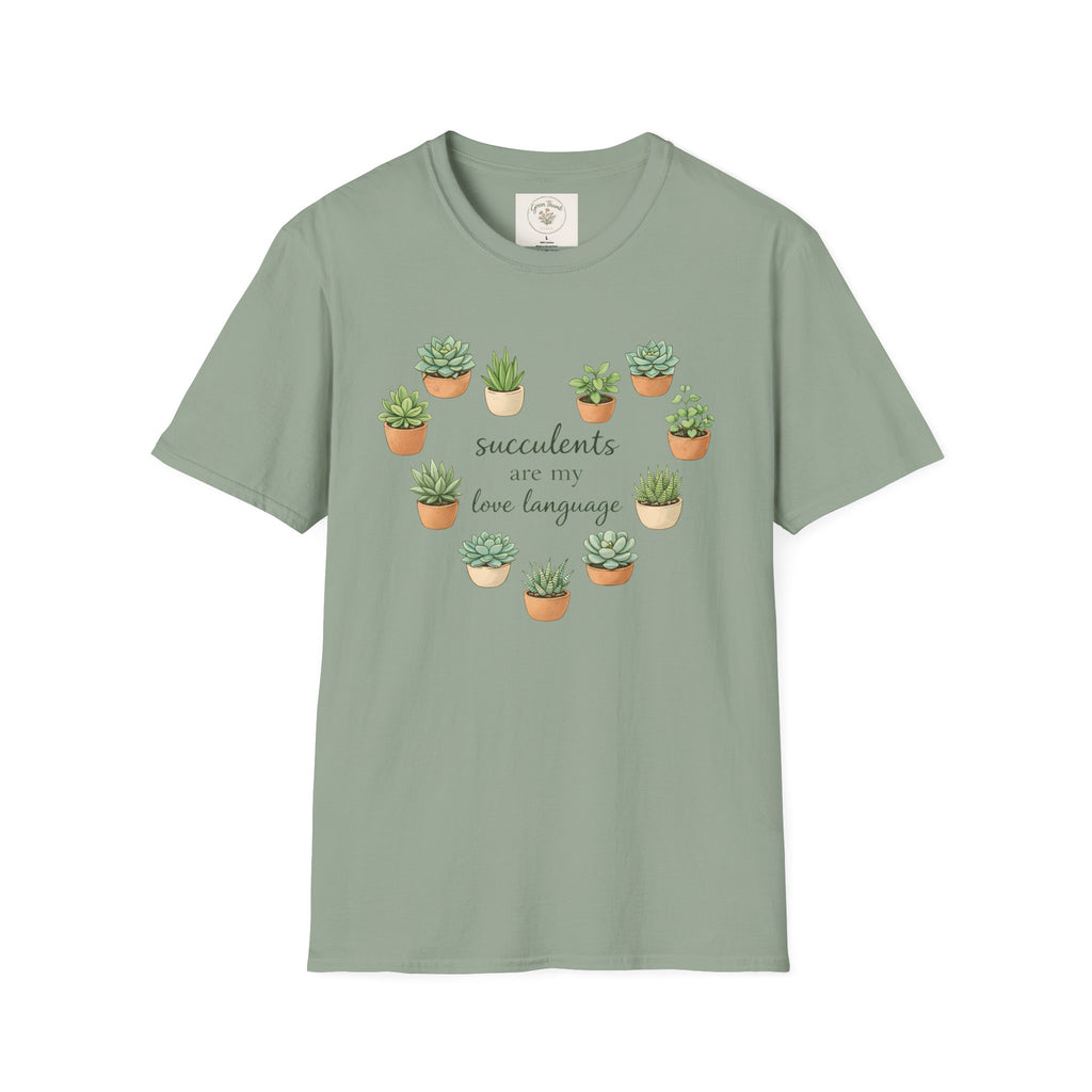 Succulents Love Language T-Shirt
