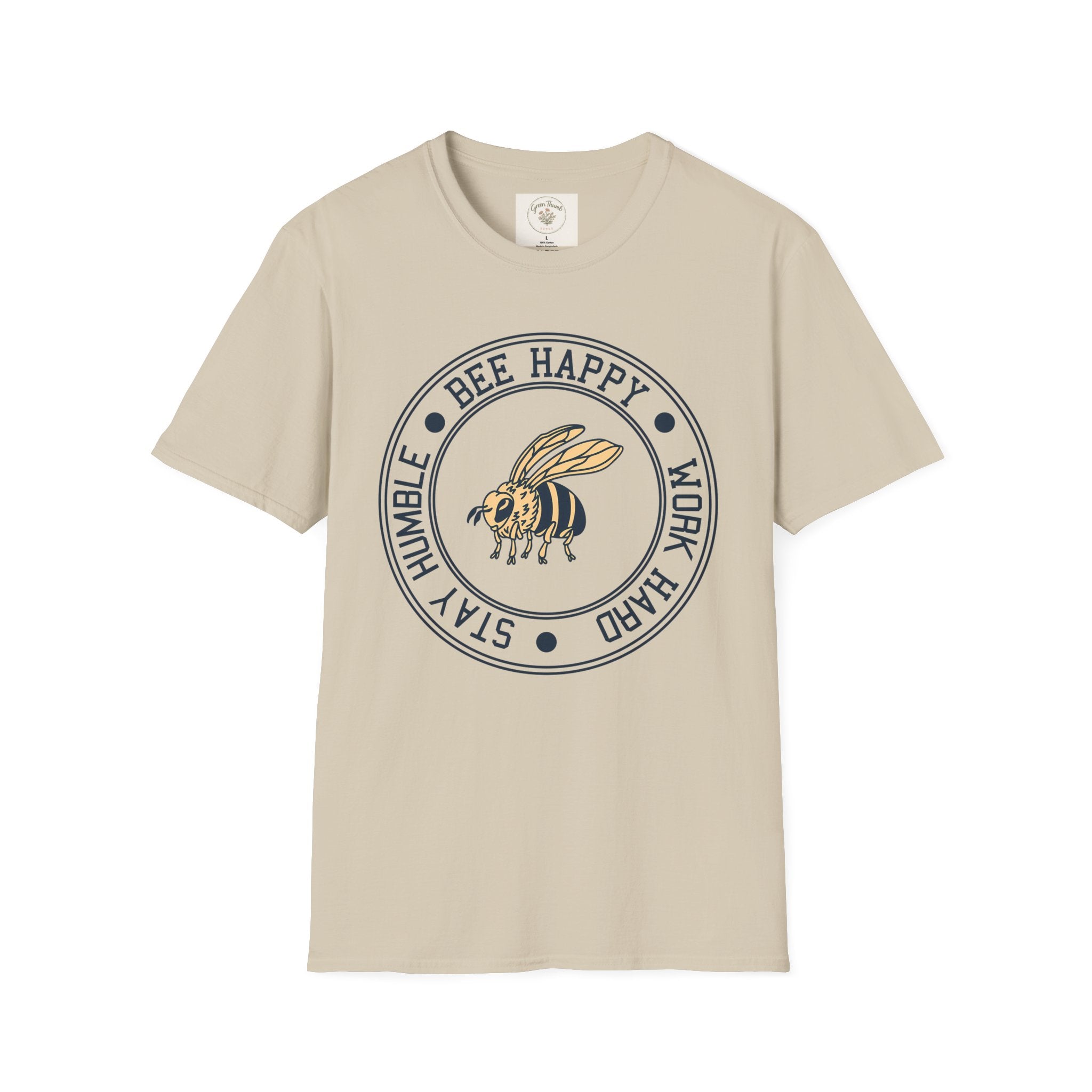 Happy, Work, Humble Bee T-Shirt