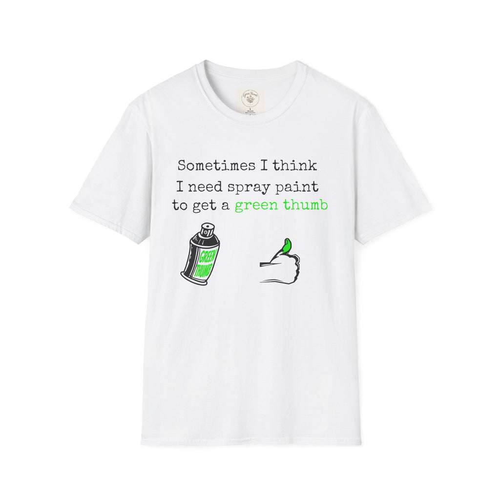 Spray Paint Green Thumb T-Shirt