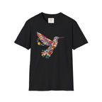 Embroidered Hummingbird (faux)T-shirt