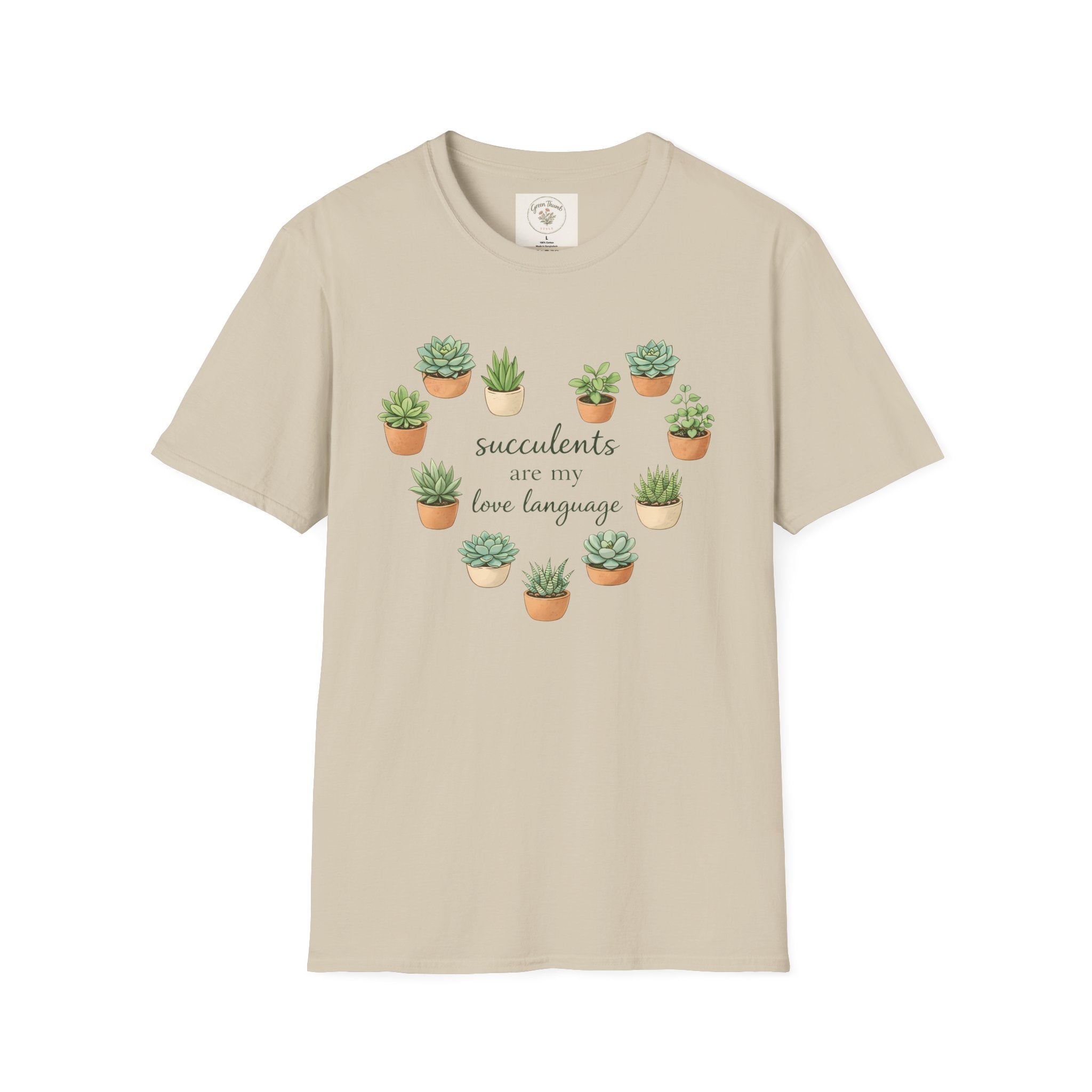 Succulents Love Language T-Shirt