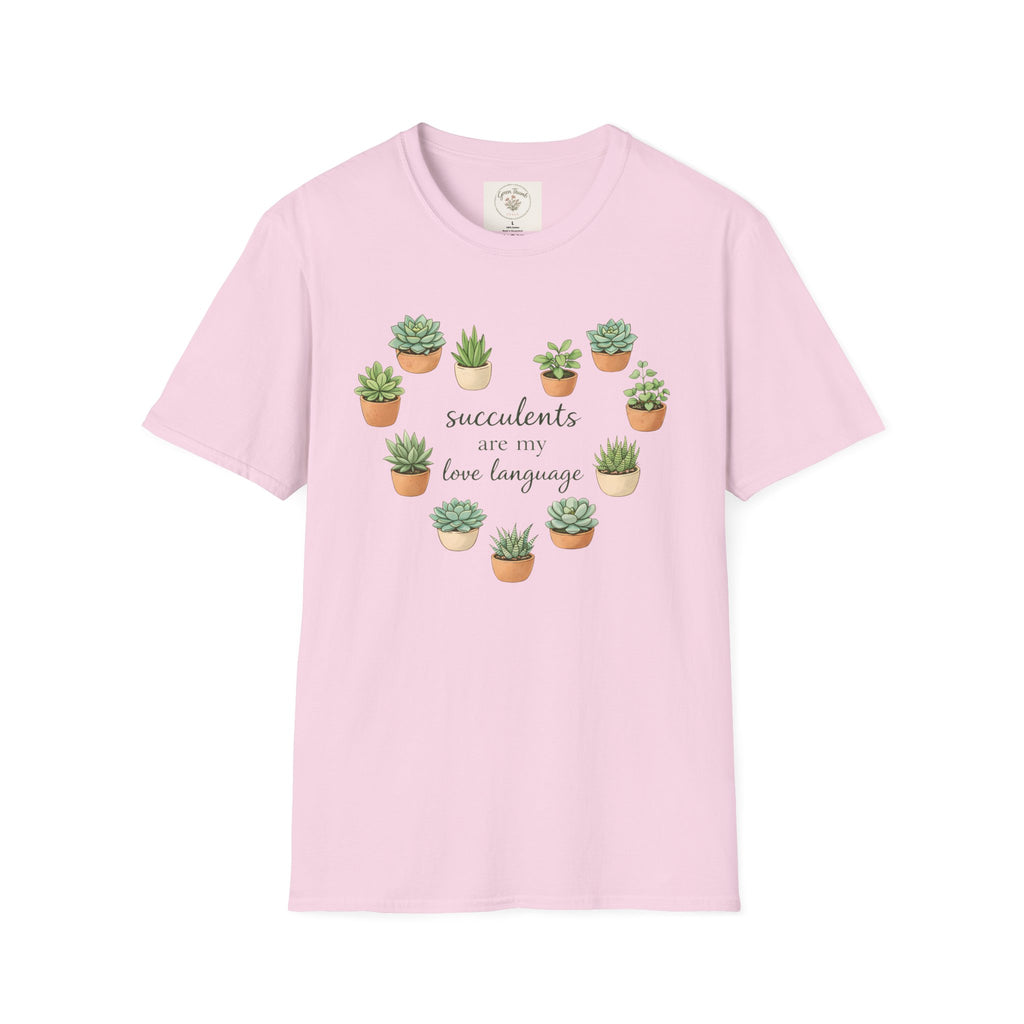Succulents Love Language T-Shirt