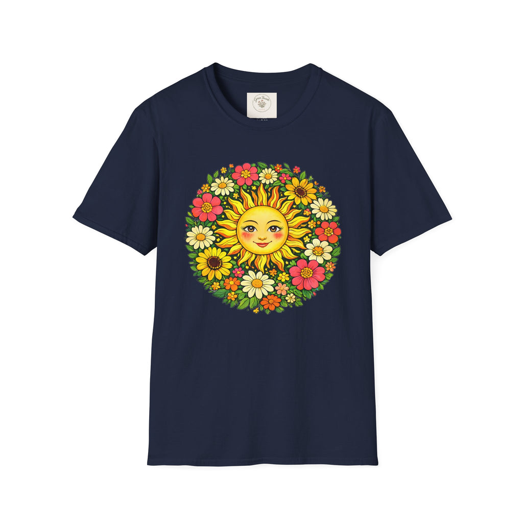 Radiant Sun Face T-Shirt