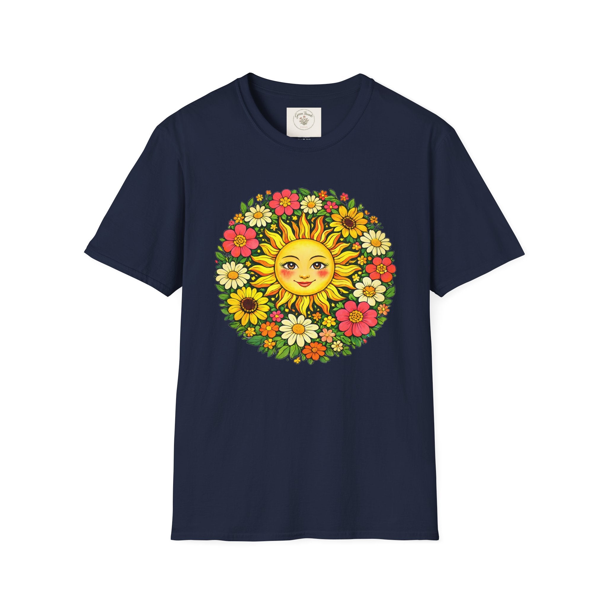 Radiant Sun Face T-Shirt
