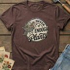 Never Enough Plants Mosaic T-shirt in Espresso - Comfort Colors 1717 flat lay