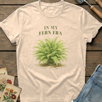 Fern Era T-Shirt in Ivory - Comfort Colors 1717 flat lay