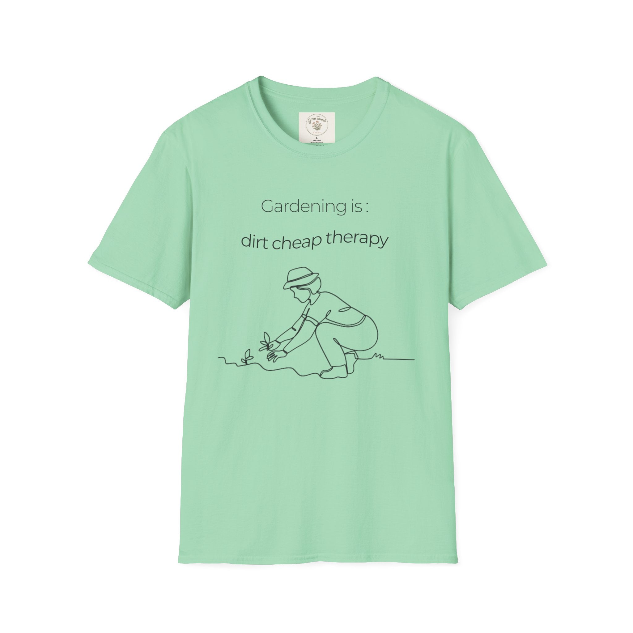 Gardening Dirt Cheap Therapy T-Shirt