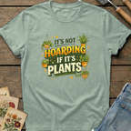 Not Hoarding Plants T-Shirt in Bay - Comfort Colors 1717 flat lay