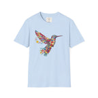 Embroidered Hummingbird (faux)T-shirt