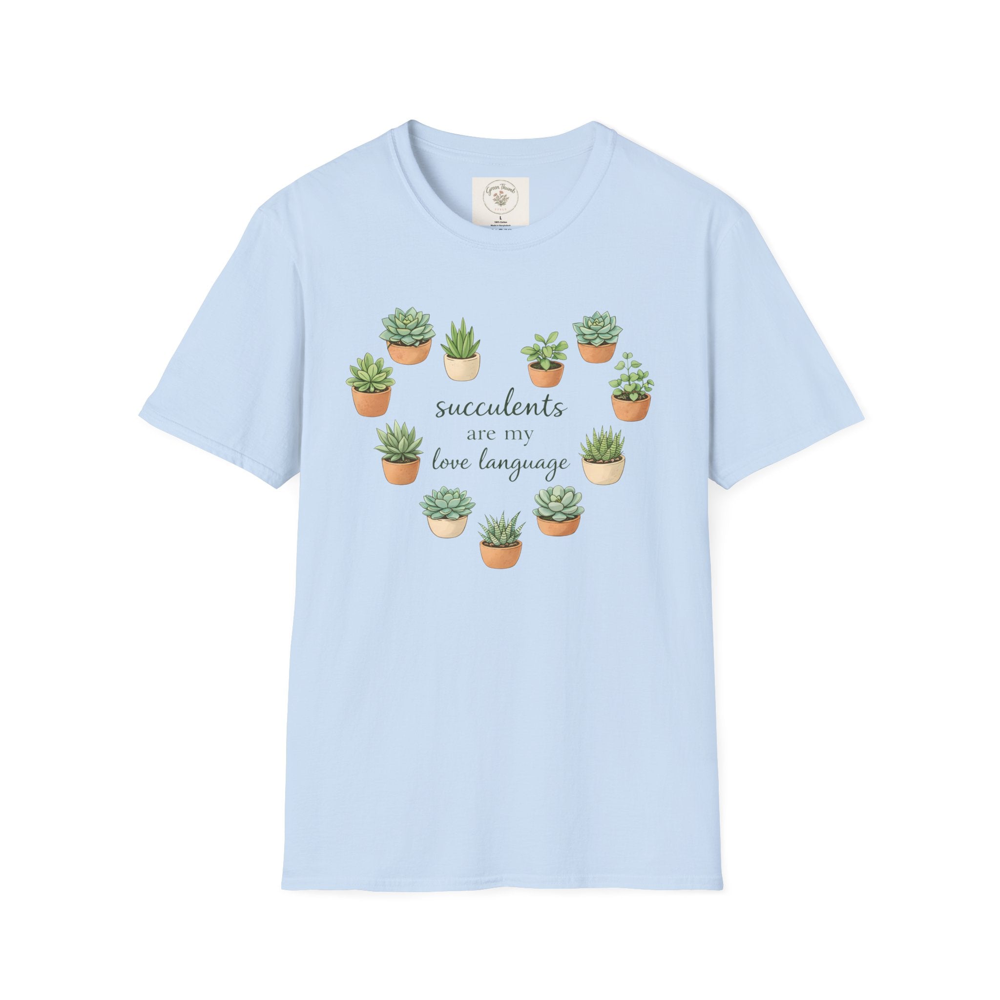 Succulents Love Language T-Shirt