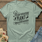 Plant MaintenanceT-Shirt in Bay - Comfort Colors 1717 flat lay