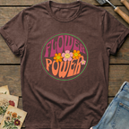 Flower Power in Espresso - Comfort Colors 1717 flat lay
