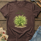Fern Era T-Shirt in Espresso - Comfort Colors 1717 flat lay