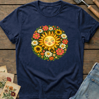 Happy Sun EC in Midnight - Comfort Colors 1717 flat lay