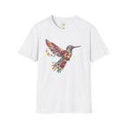 Embroidered Hummingbird (faux)T-shirt