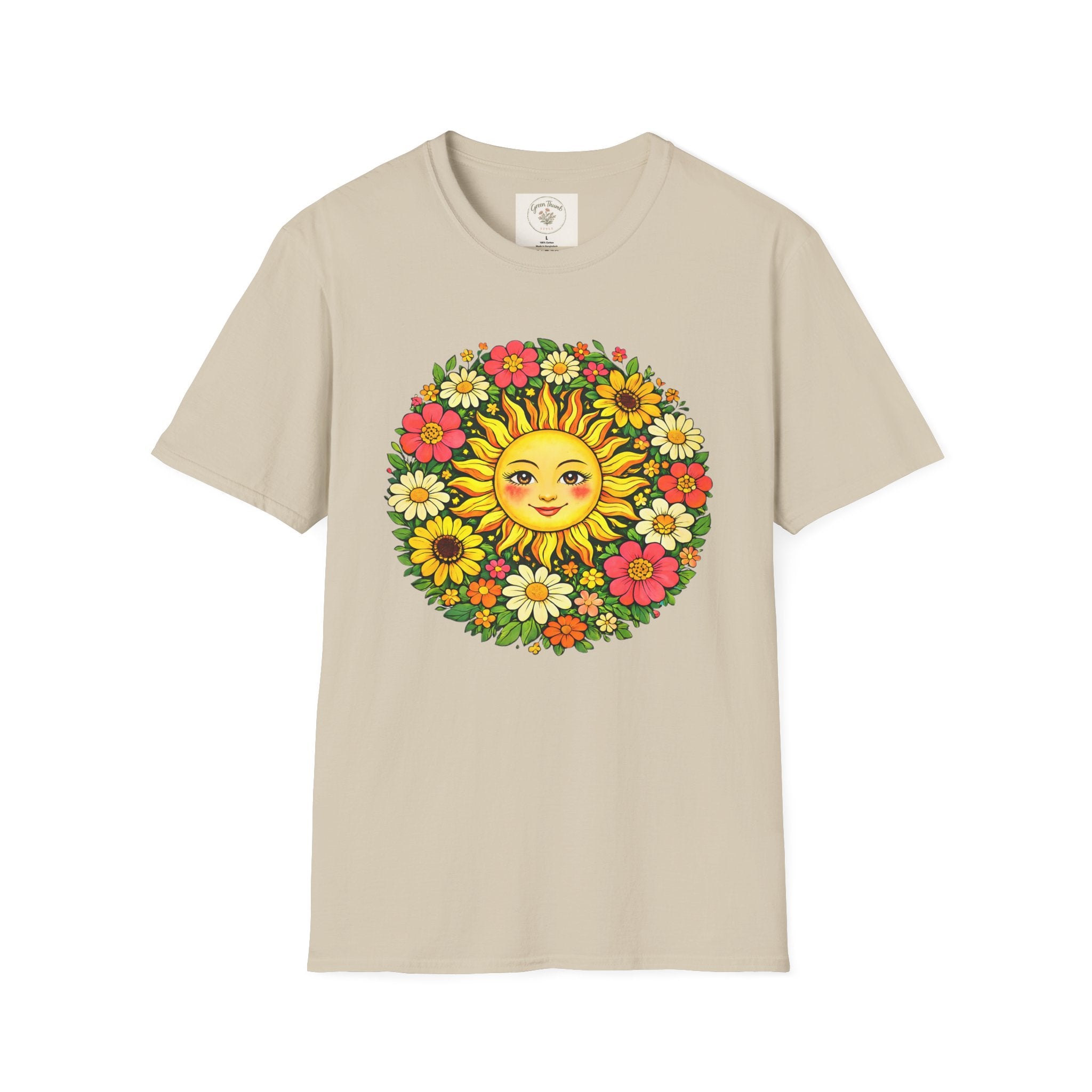 Radiant Sun Face T-Shirt