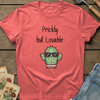 Prickly but Lovable T-Shirt in Watermelon - Comfort Colors 1717 flat lay