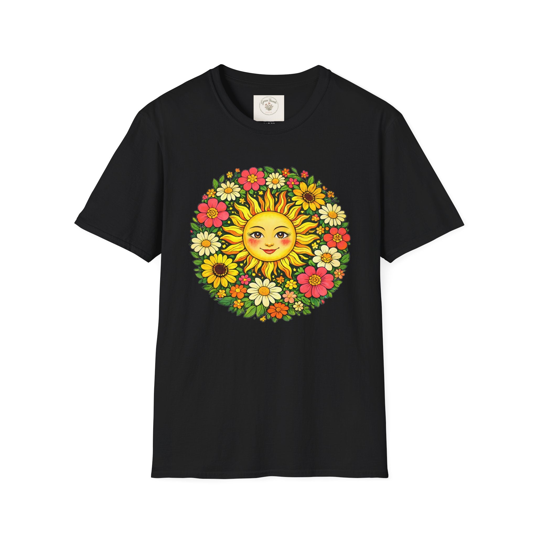 Radiant Sun Face T-Shirt