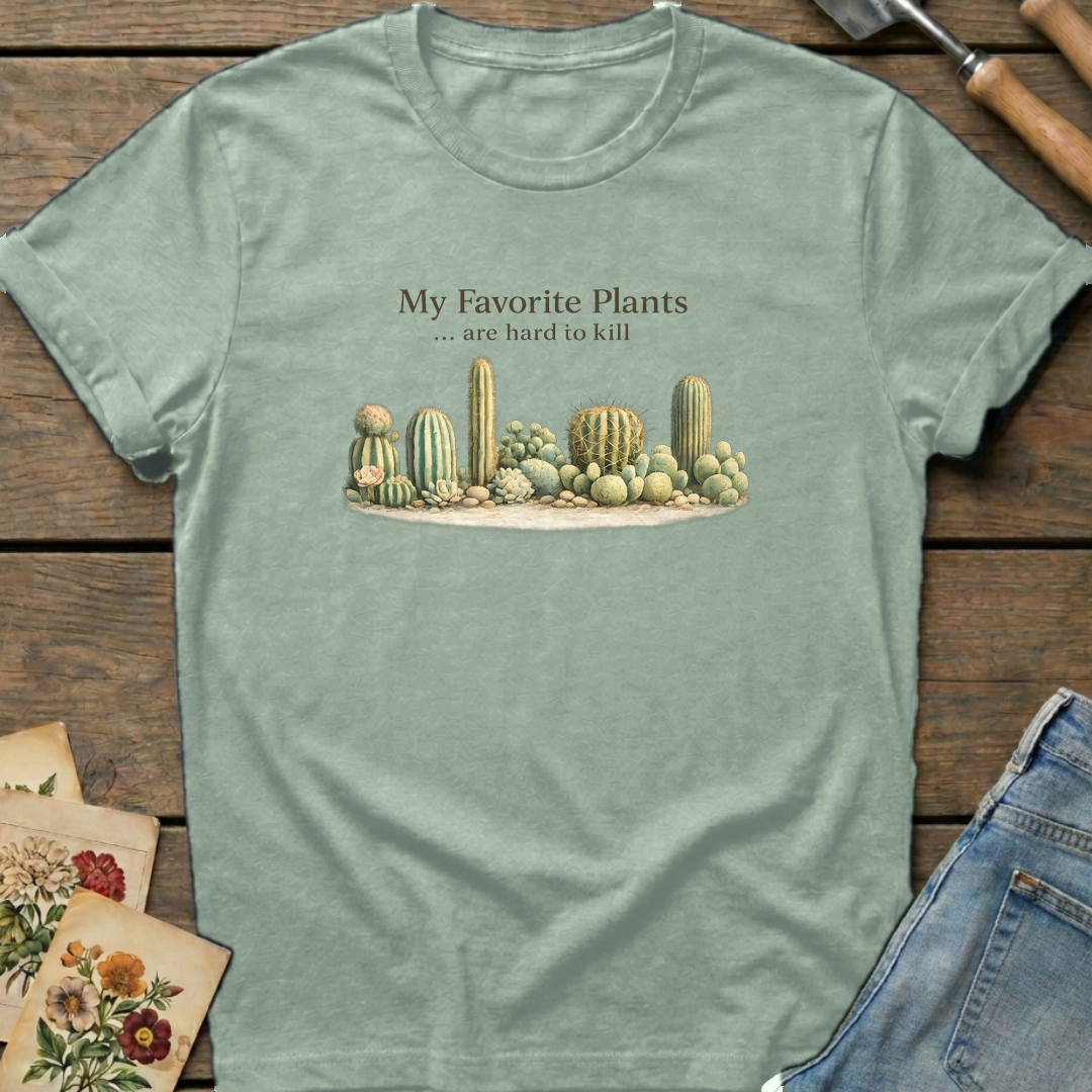 Hard to Kill T-Shirt in Bay - Comfort Colors 1717 flat lay