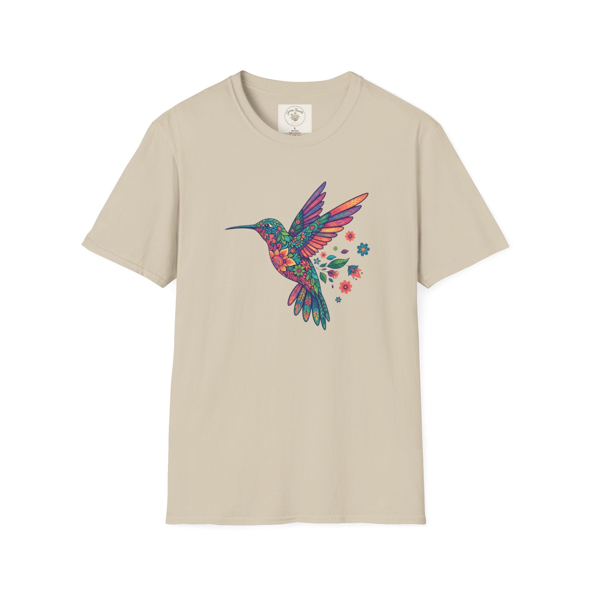 Gem Flower Hummingbird T-shirt