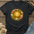 Happy Sun EC in Black - Comfort Colors 1717 flat lay