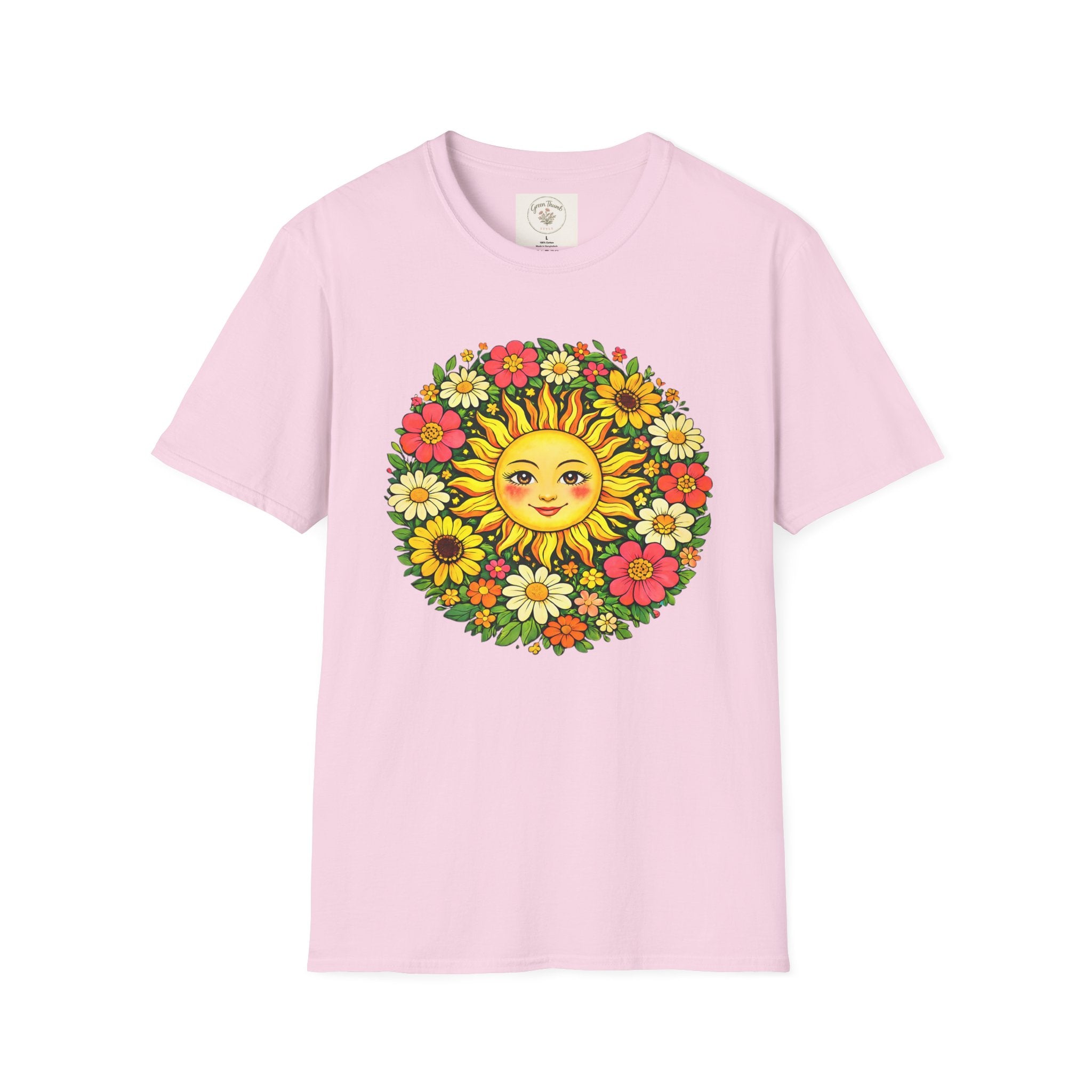 Radiant Sun Face T-Shirt