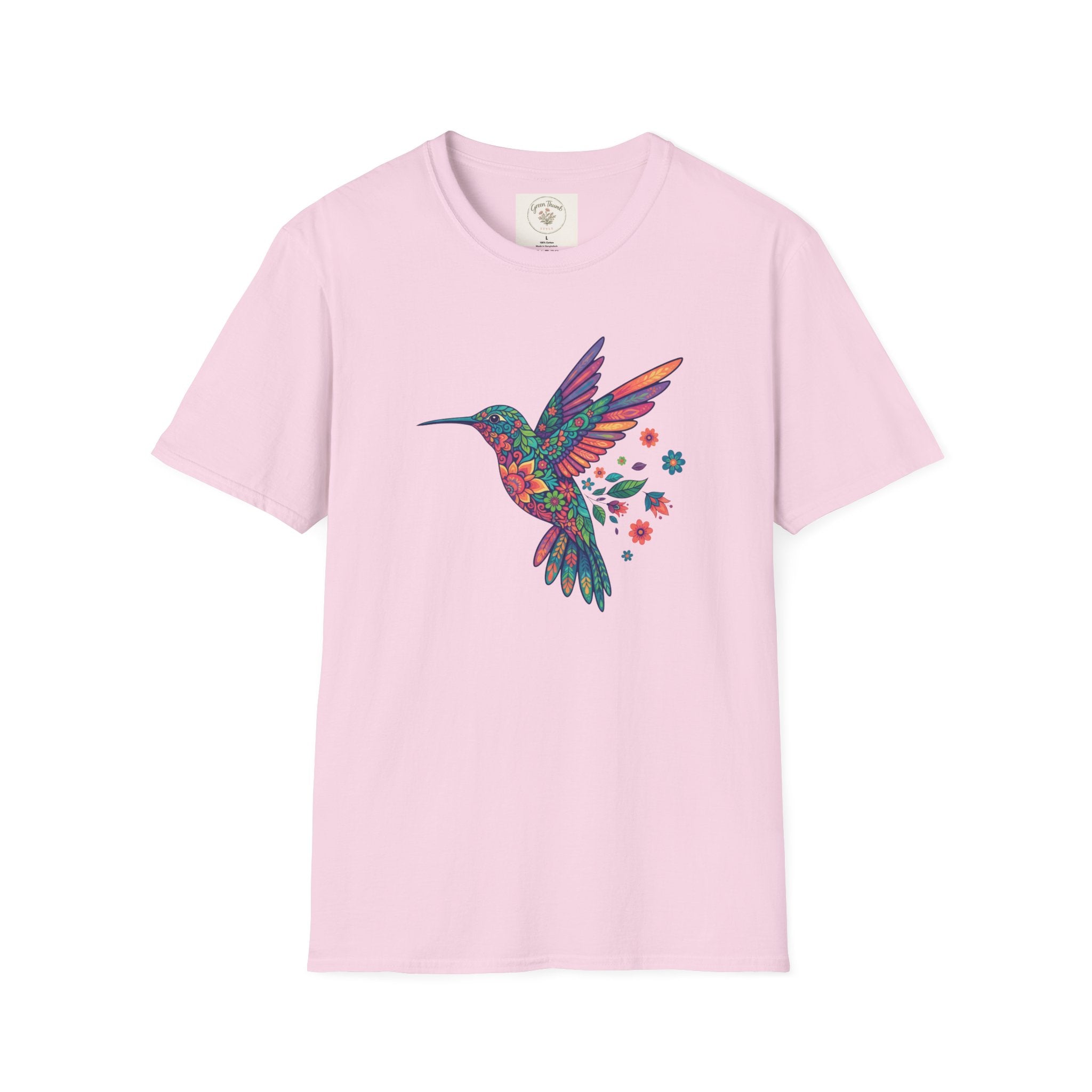 Gem Flower Hummingbird T-shirt