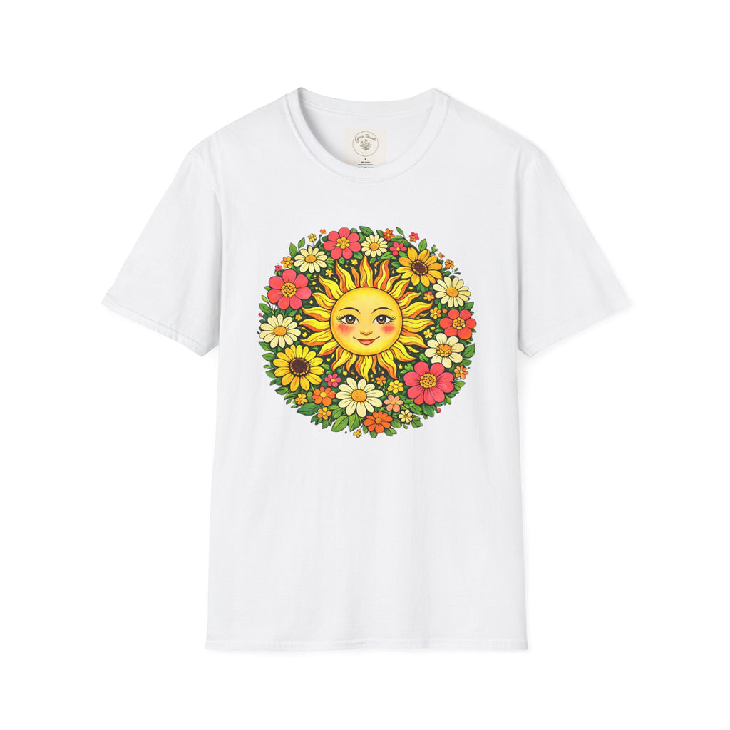 Radiant Sun Face T-Shirt