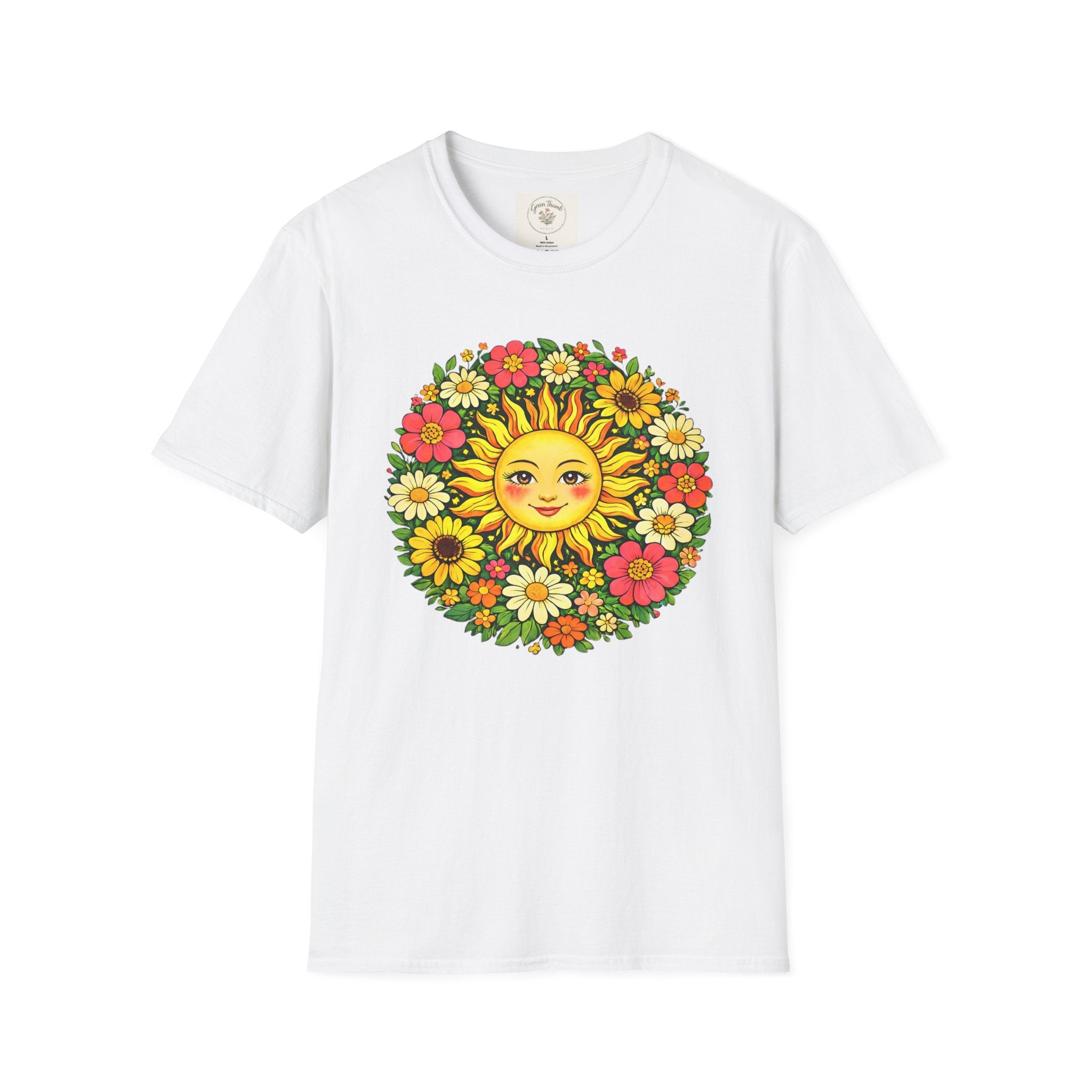 Radiant Sun Face T-Shirt