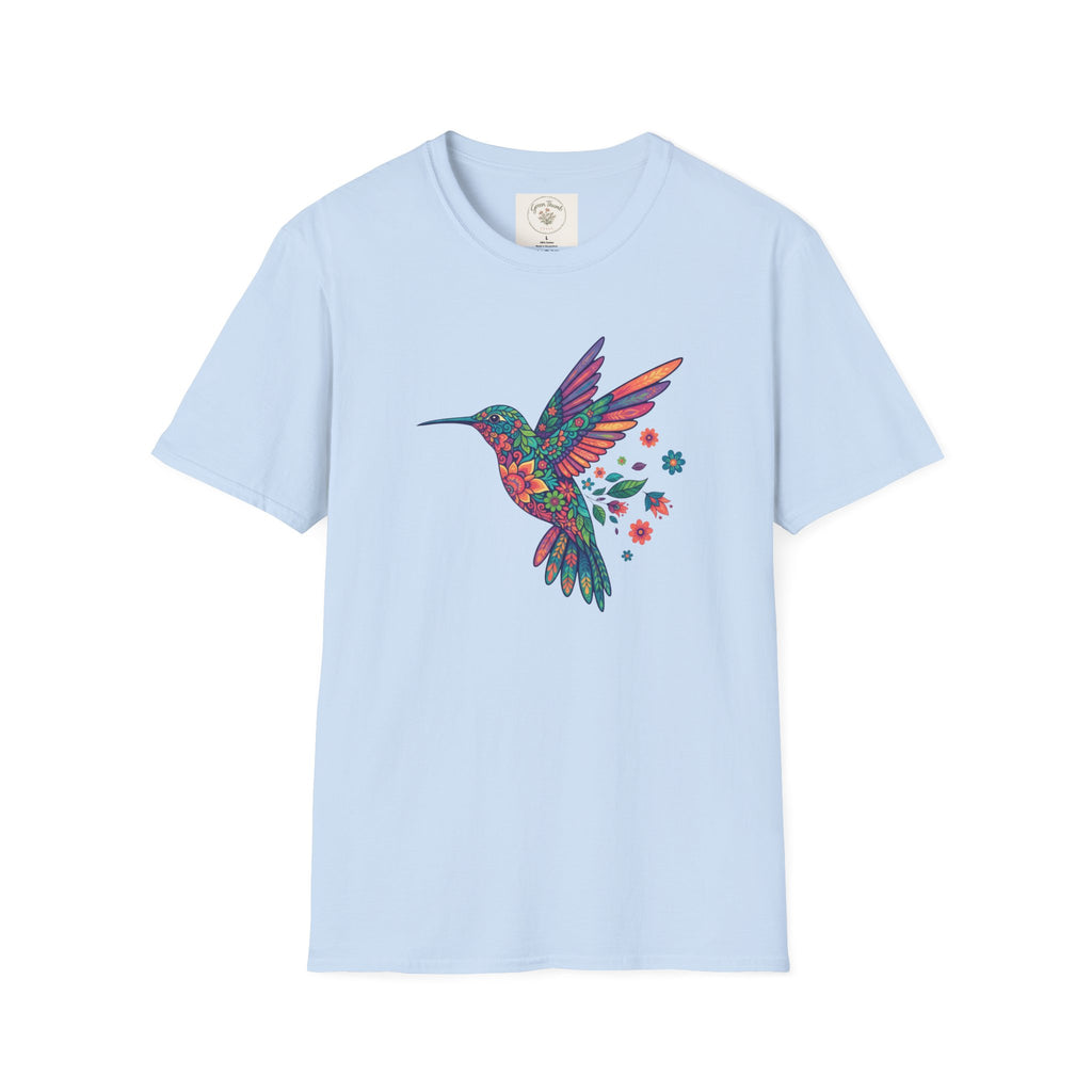 Gem Flower Hummingbird T-shirt