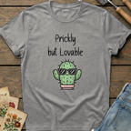 Prickly but Lovable T-Shirt in Grey - Comfort Colors 1717 flat lay