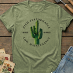 No Water No Problem T-Shirt in Moss - Comfort Colors 1717 flat lay