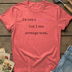 Florist can arrange that T-Shirt in Watermelon - Comfort Colors 1717 flat lay