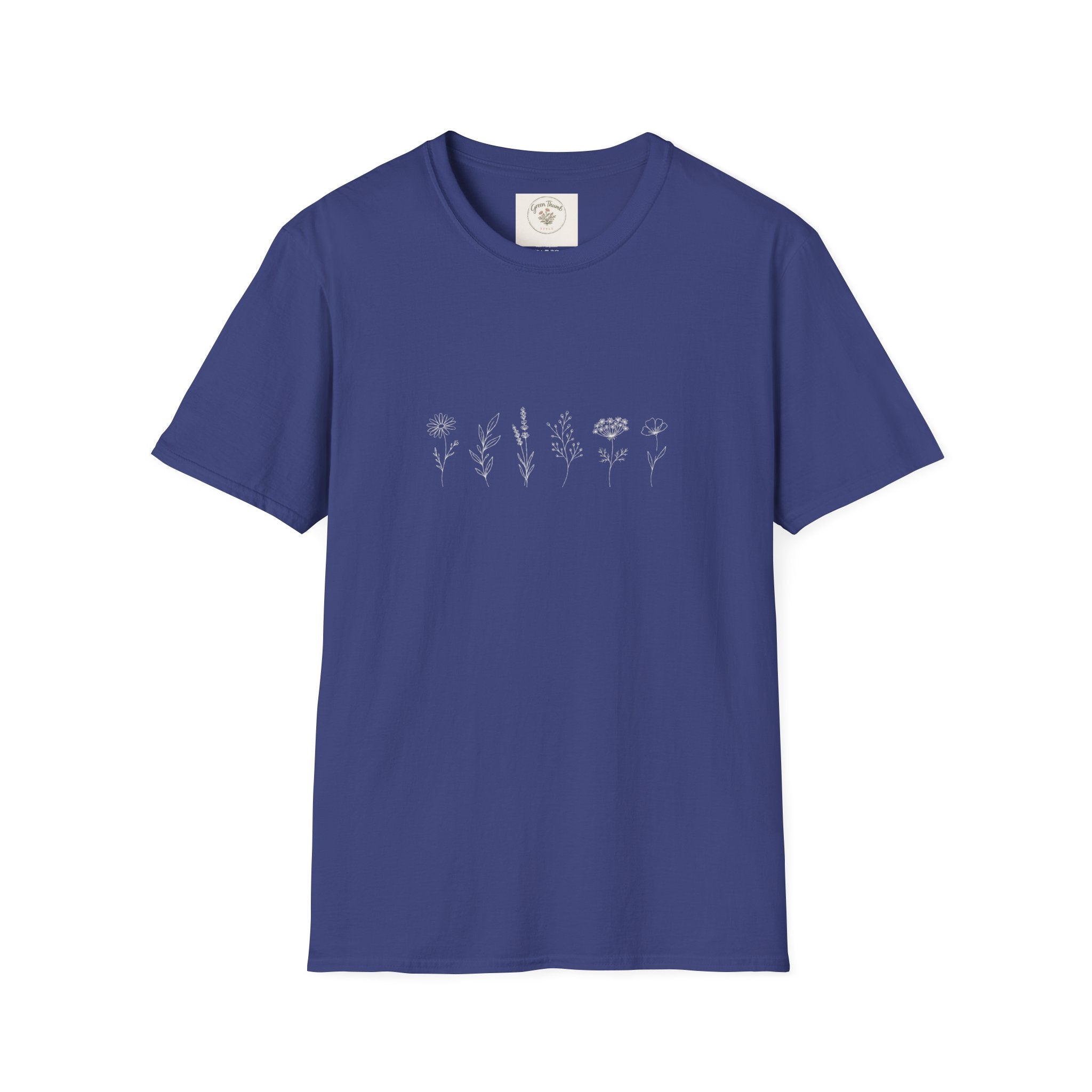 Simple Flower Line T-Shirt