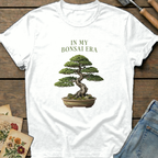 Bonsai Era T-Shirt in White - Comfort Colors 1717 flat lay