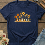 Forest Friends T-Shirt in Midnight - Comfort Colors 1717 flat lay