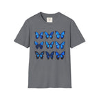Blue Butterfly Matrix T-Shirt
