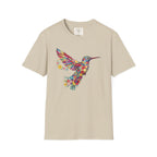 Embroidered Hummingbird (faux)T-shirt