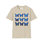 Blue Butterfly Matrix T-Shirt