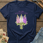 Foxglove Era T-Shirt in Midnight - Comfort Colors 1717 flat lay
