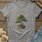 Bonsai Era T-Shirt in Grey - Comfort Colors 1717 flat lay