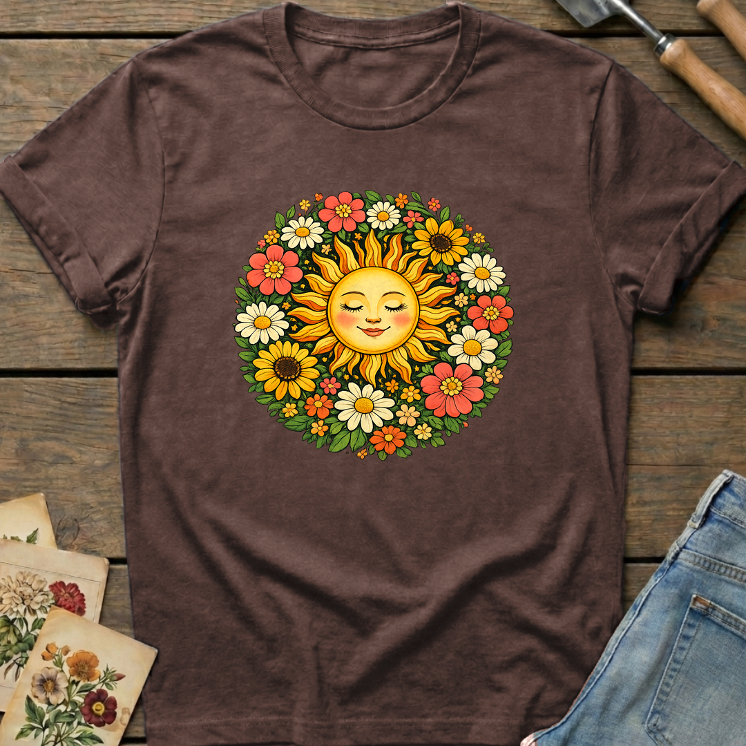 Happy Sun EC in Espresso - Comfort Colors 1717 flat lay